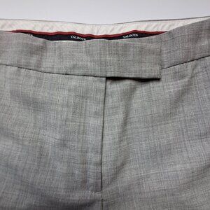 Talbots Women's Classic Signature Heather gray cropped pants size 12